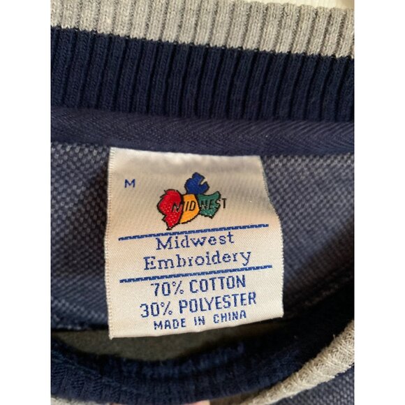 Penn State Nittany Lions Sweatshirt By Midwest Embroidery Size Medium Blue - Picture 3 of 12